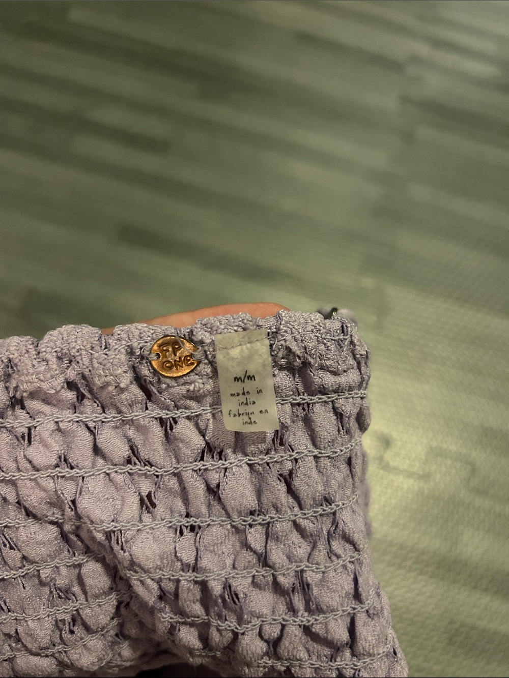 Free People Lace Floral Bralette in Light Lavender - Picture 4 of 4